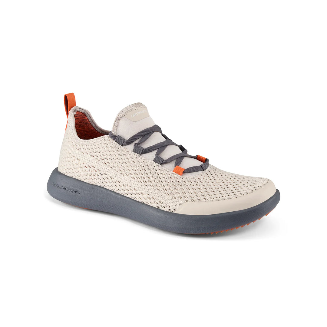 Grundens CrossCurrent Boat Shoe "Bone"