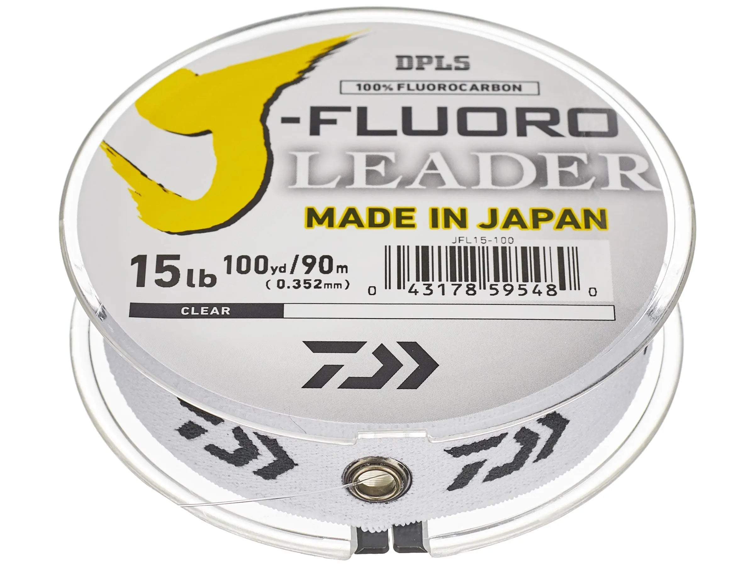 Daiwa J-Fluoro Fluorocarbon Leader - 50 Pound - 50 Yards