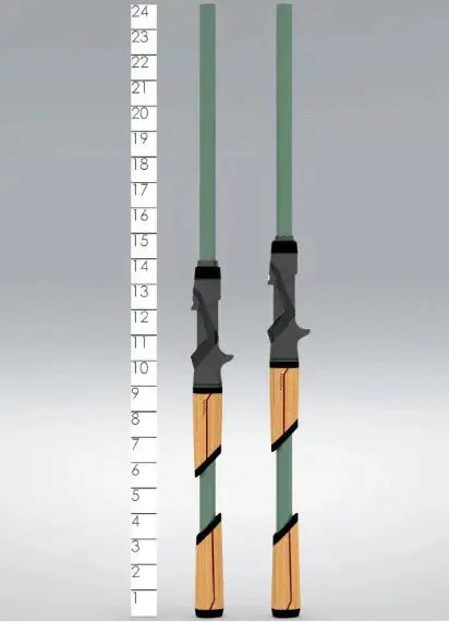 St. Croix Mojo Bass Glass Trigon Casting Rod - 7'2" Heavy Mod JOC72HM