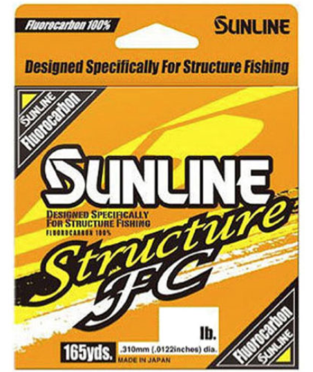 Sunline Structure FC Fluorocarbon Clear (165 yd) - Bait-WrX