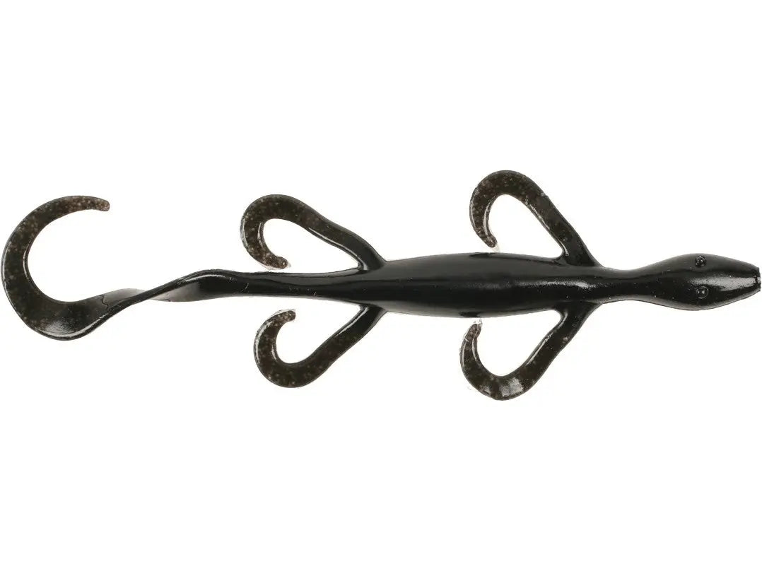 Zoom 002038 Lizard 6 Inch Fishing Lure 9 Per Package Black