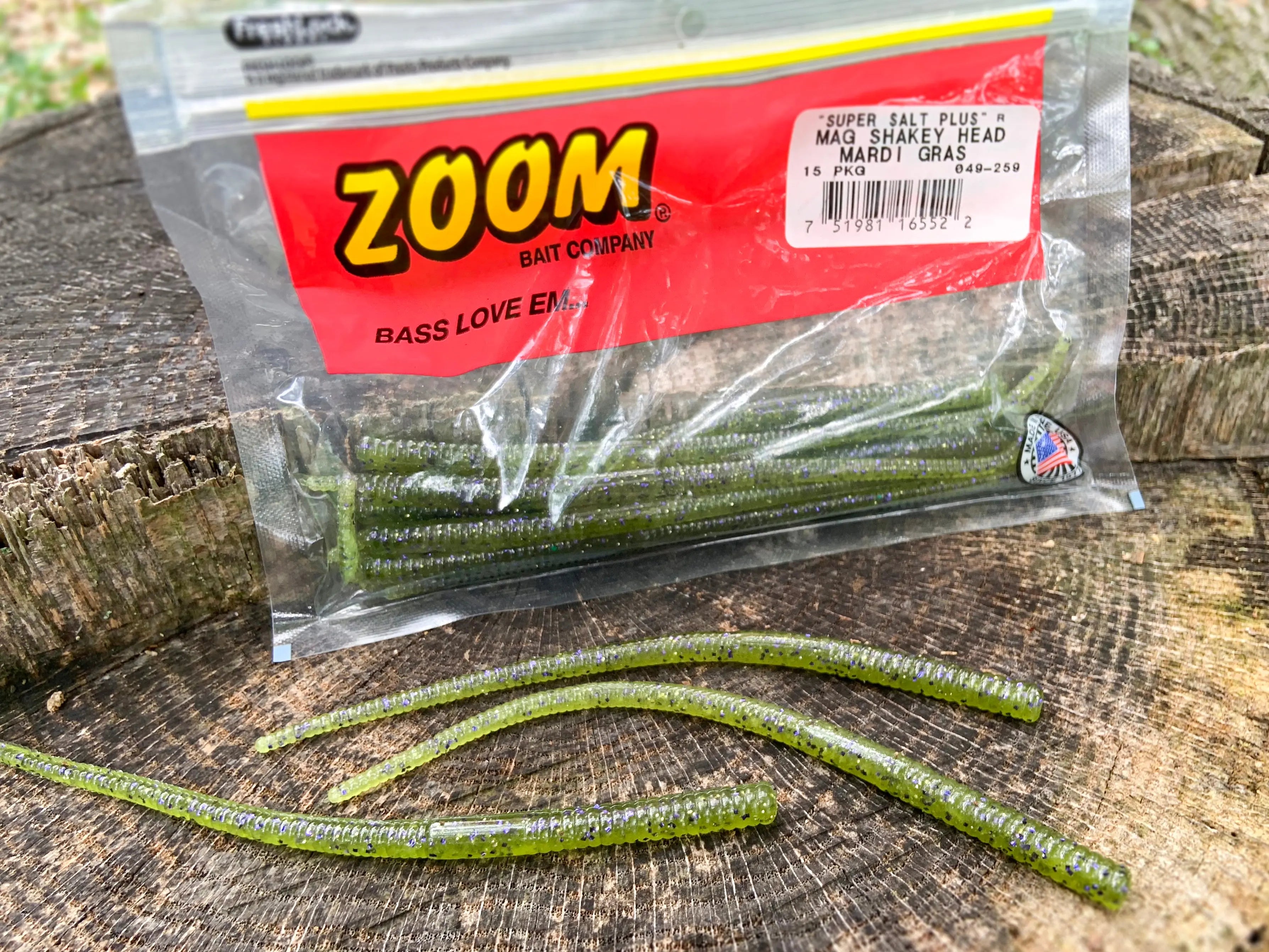Zoom Shakey Head Worms (5) (20 pk) - Angler's Headquarters
