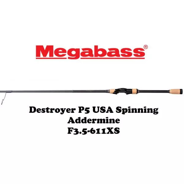 Megabass Destroyer SP P5 USA F3.5-611XS Addermine - Bait-WrX
