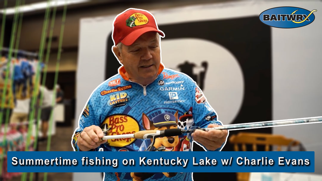 Summertime fishing on Kentucky Lake w/ Charlie Evans