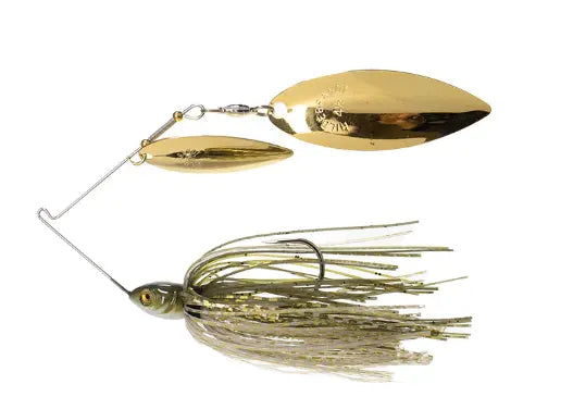 War Eagle Nickel Frame Double Willow Spinnerbait-Green Shad-3/8 oz