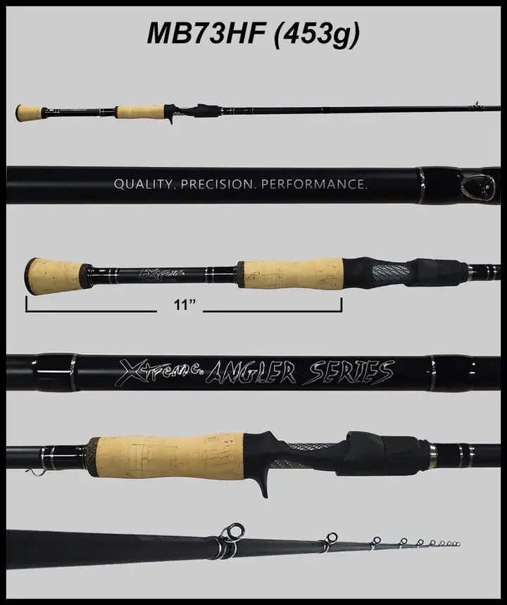 FX Xtreme Angler Series Casting Rods Cork - Bait-WrX