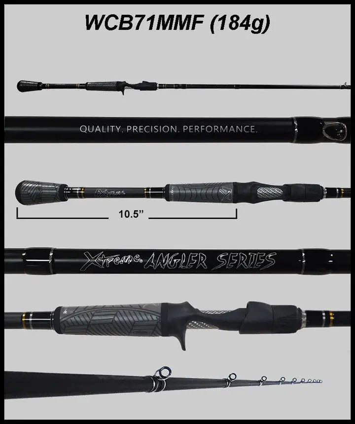 FX Xtreme Angler Series Casting Rods Winn Grip - Bait-WrX