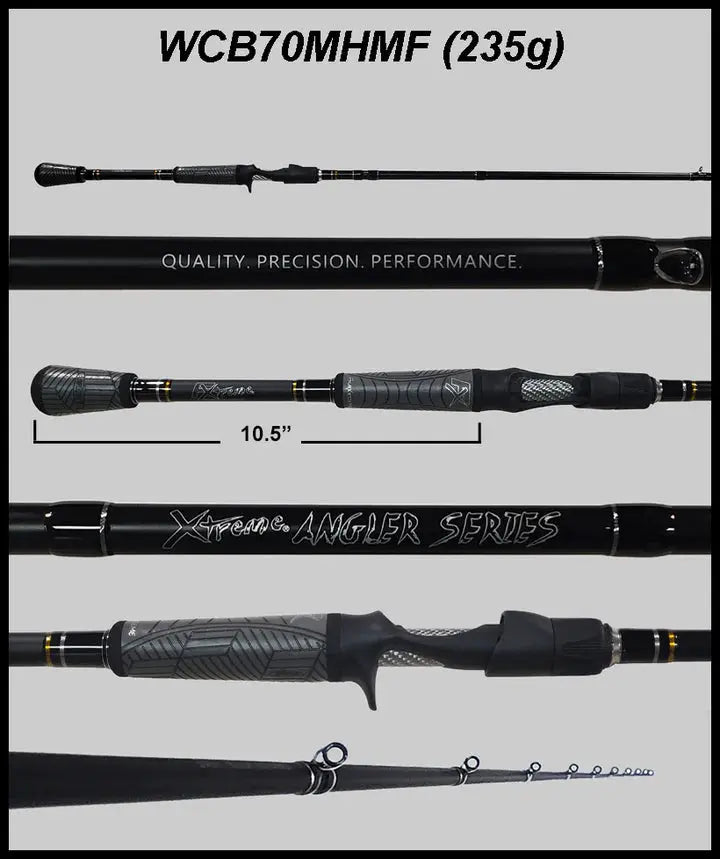 FX Xtreme Angler Series Casting Rods Winn Grip - Bait-WrX