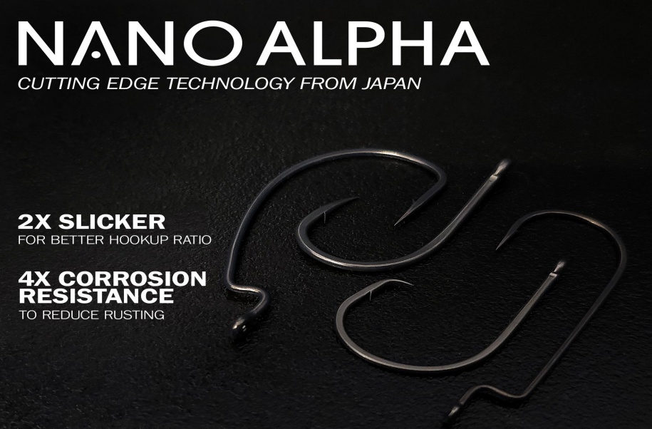 Gamakatsu Offset Round Bend Worm NanoAlpha Hooks Gamakatsu