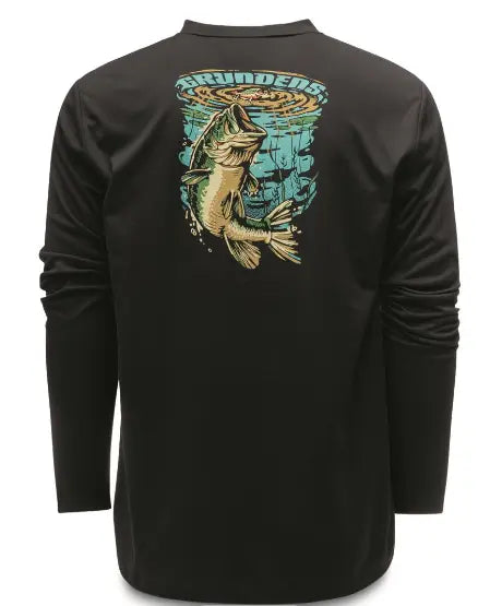 Grundens Bass Popper Long Sleeve Tech Tee Grundens