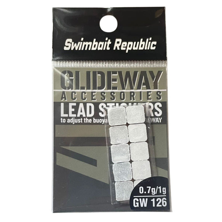 Swimbait Republic Glideway Lead Stickers (5 Pk)