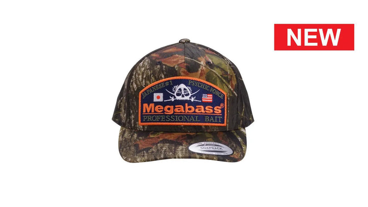 Megabass Psychic Camo Hat, Mossy Hunter Megabass