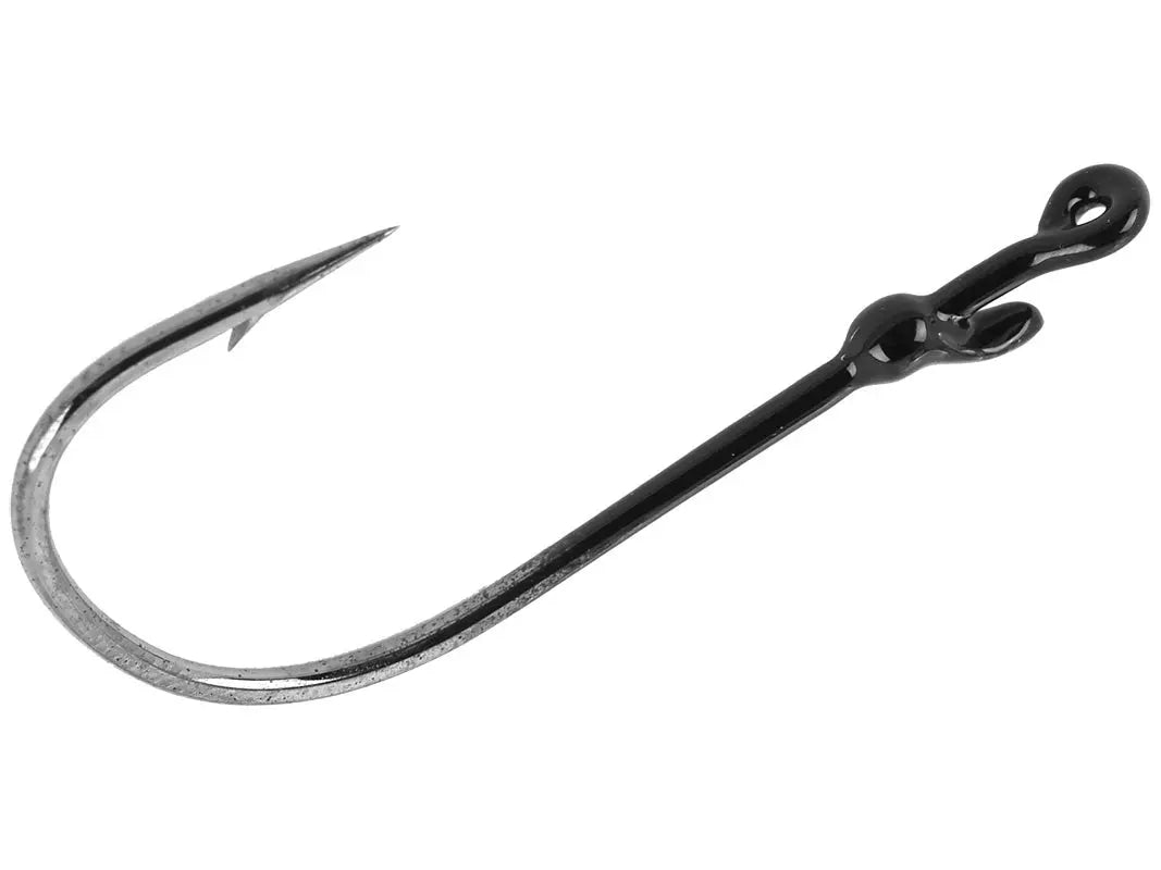 Mustad Grip-Pin Max 2X Strong Flipping Hook Black Nickel (5 Pk) Mustad