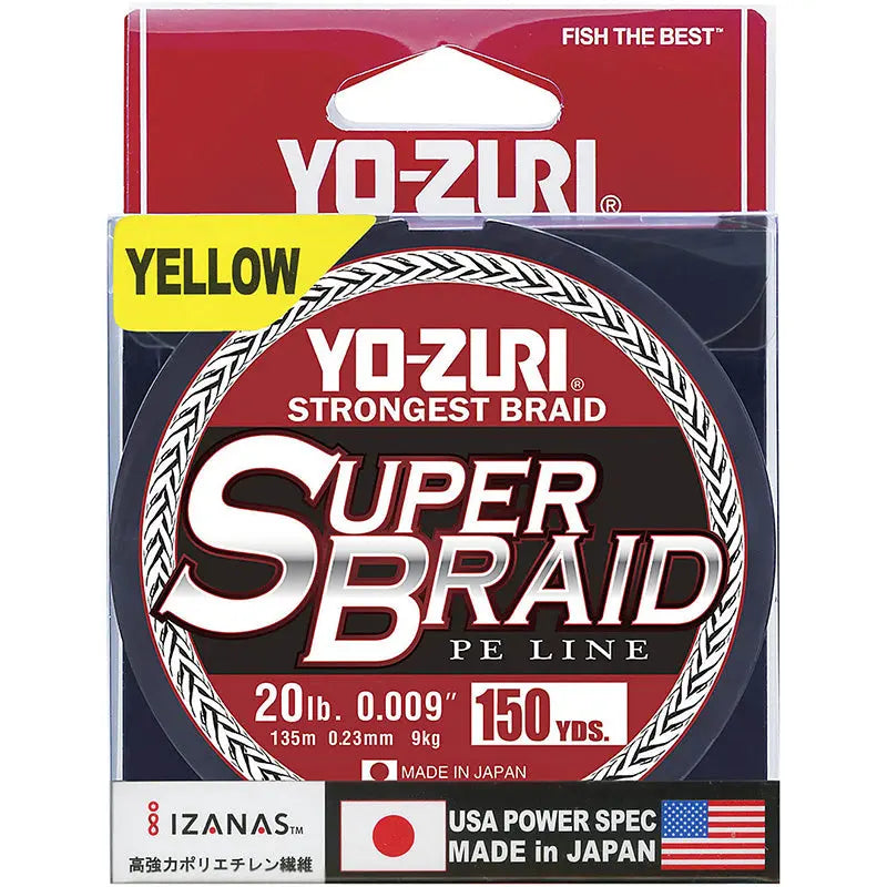 Yo-Zuri Superbraid Line 150yd Spools