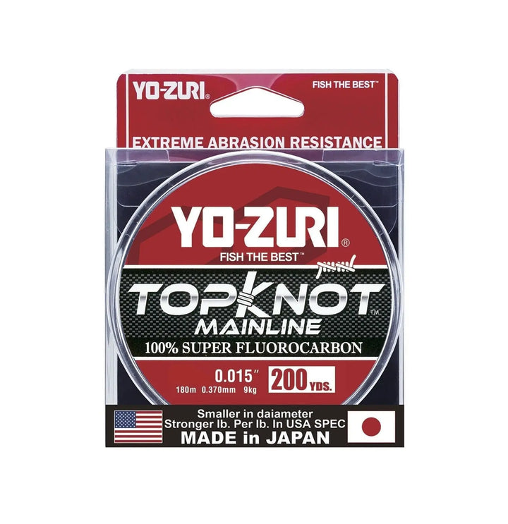 Yo-Zuri Topknot Mainline Fluorocarbon 200yd Spools