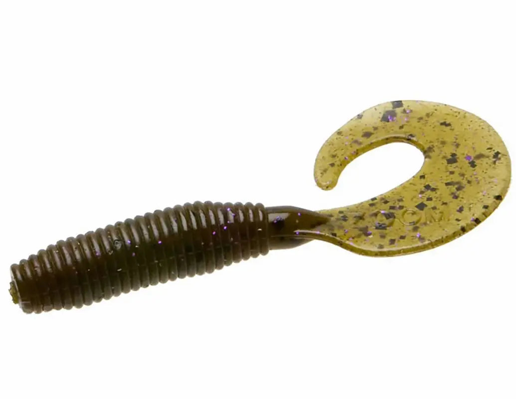 011097 Fat Albert Curly Tail Grub Fishing Lure 3 Inch 10 Pack Root Beer -  Fishing Bait for Salt Or Freshwater