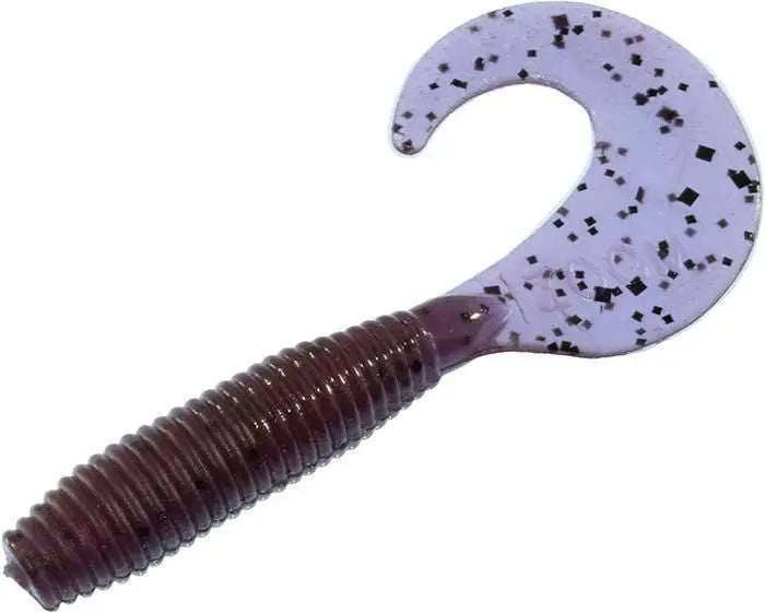 011097 Fat Albert Curly Tail Grub Fishing Lure 3 Inch 10 Pack Root Beer -  Fishing Bait for Salt Or Freshwater