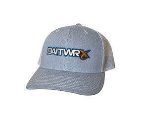 Bait-Wrx Light Grey Hat - NEW Logo!