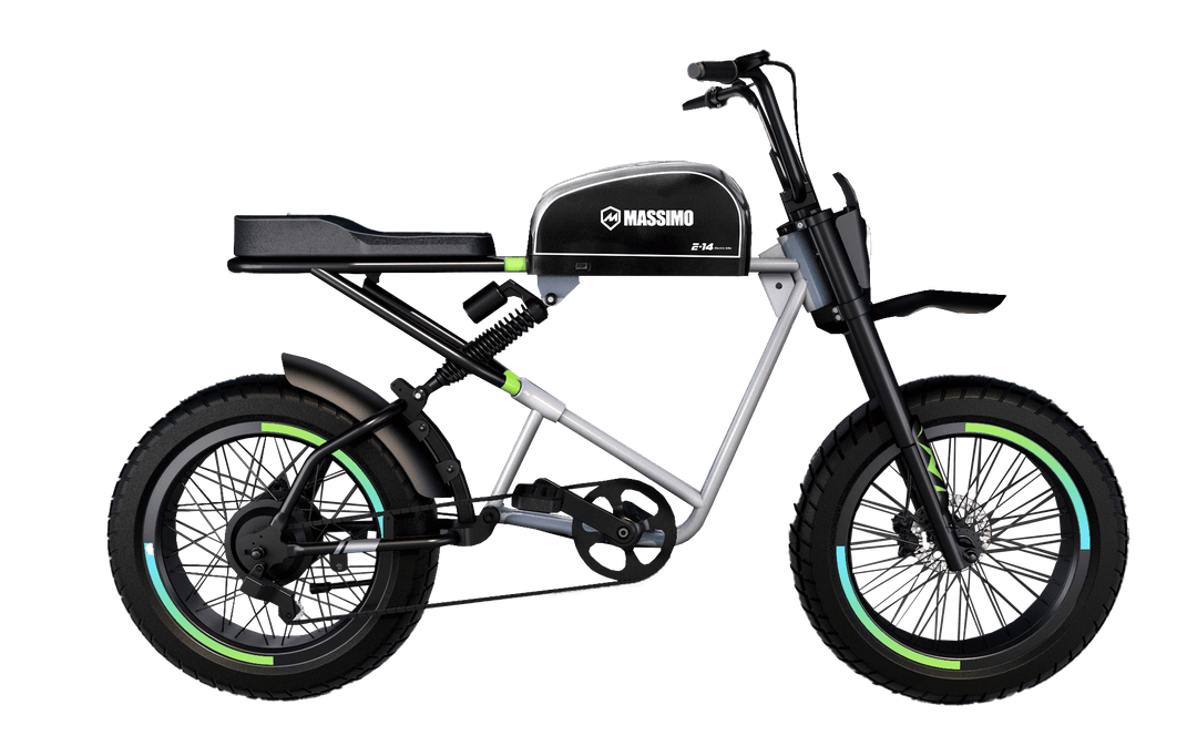 2022 Massimo Urban Runner Electric Bike, Grey