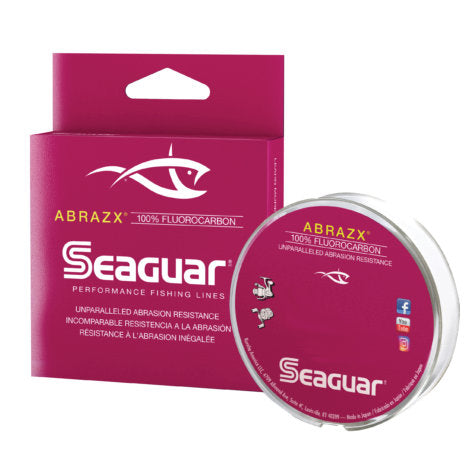 Seaguar AbrazX Fluorocarbon Line - 1000yd Spools